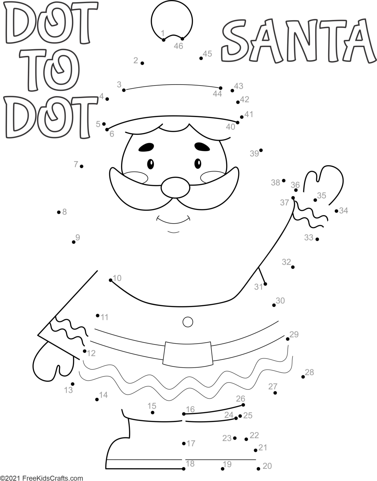 3 Printable Christmas Dot to Dot Activity Worksheets