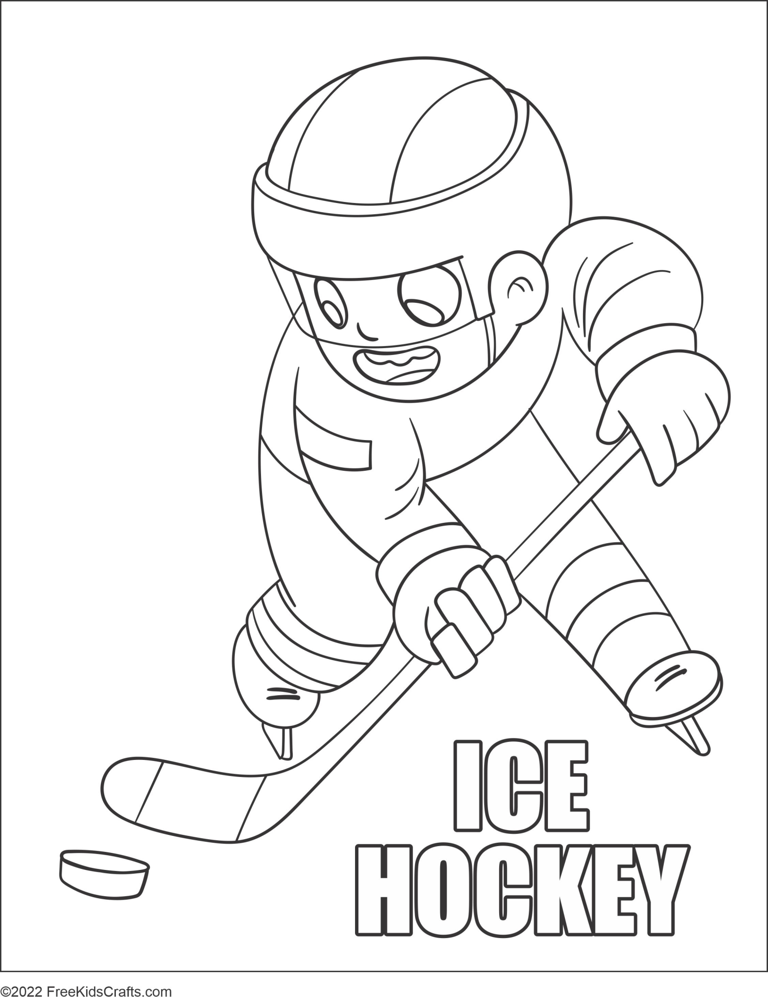Printable Winter Olympic Coloring Pages