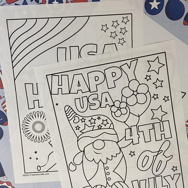 Fourth of July Coloring Pages