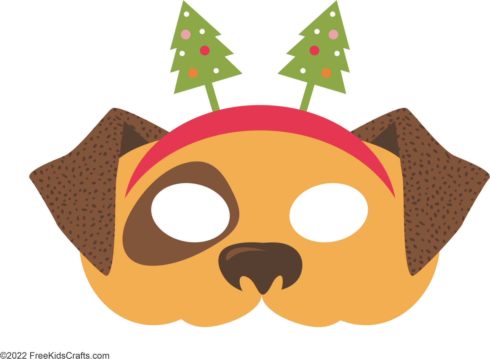 Christmas Animal Mask Craft