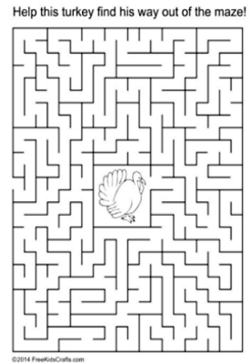 Thanksgiving Maze