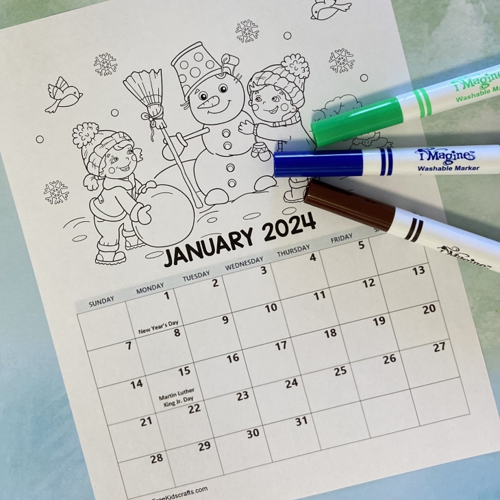 calendars for kids