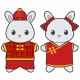 Easy Chinese Costumes for Buddies Paper Dolls