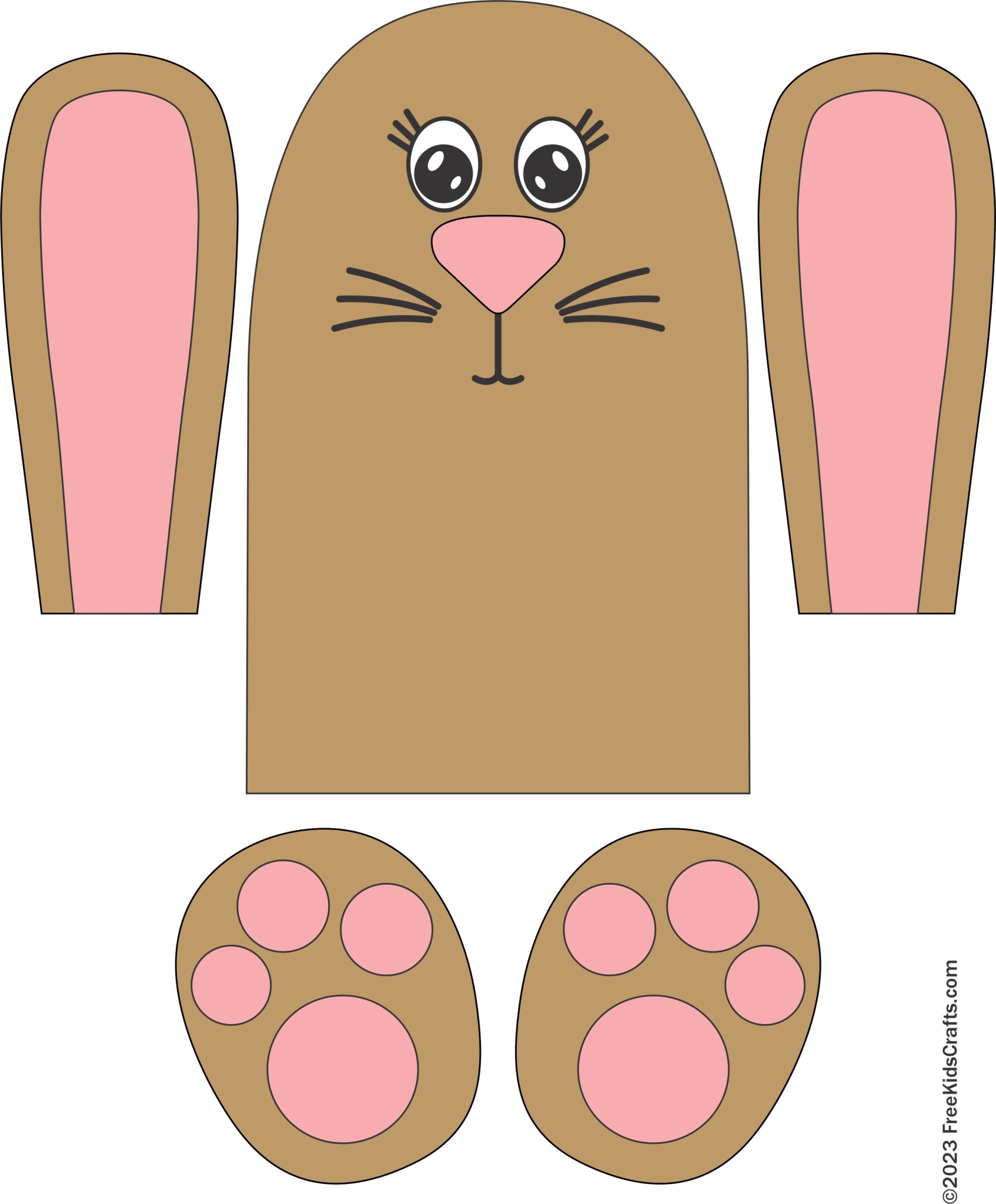 Easter Bunny Basket Craft
