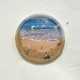 Picnic coaster made from beach memories.