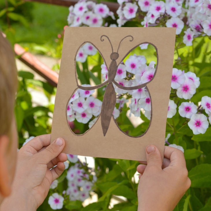 Butterfly Art in Nature Craft