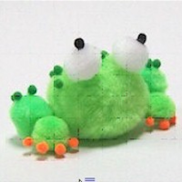 Pom Pom Frog Craft