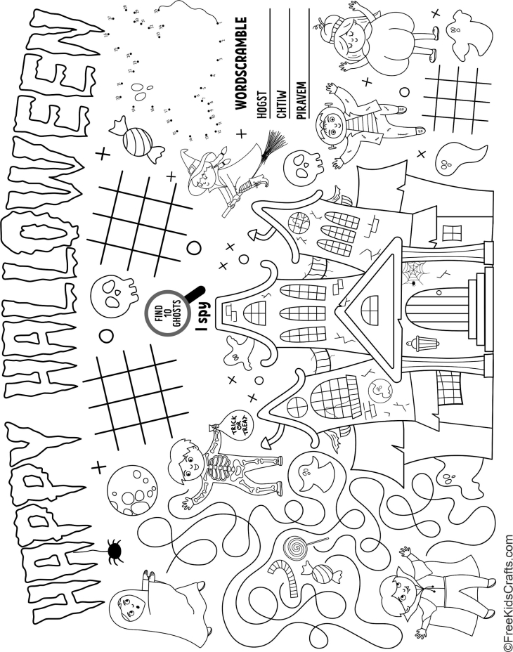 Halloween Fun Page