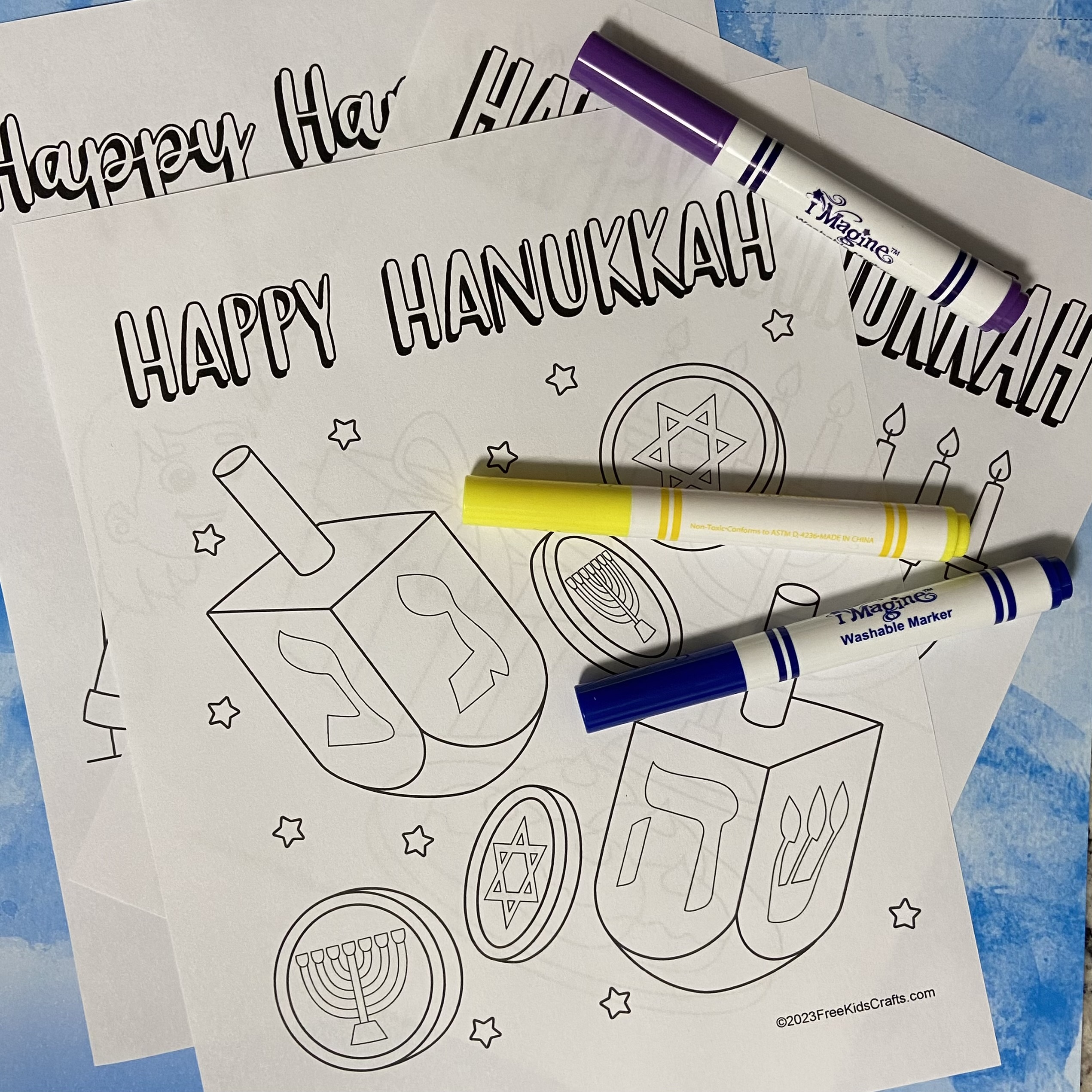 Printable Hanukkah Coloring Pages for Kids