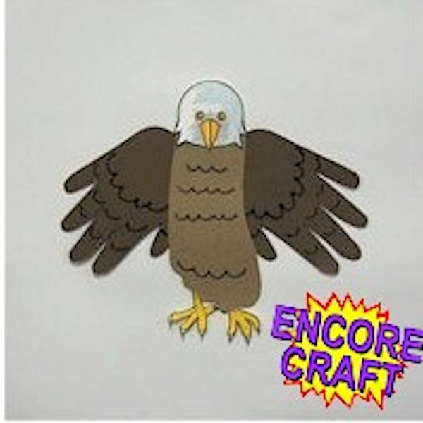 Easy Bald Eagle craft for young children