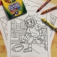 Sports coloring pages for both boys and girls
