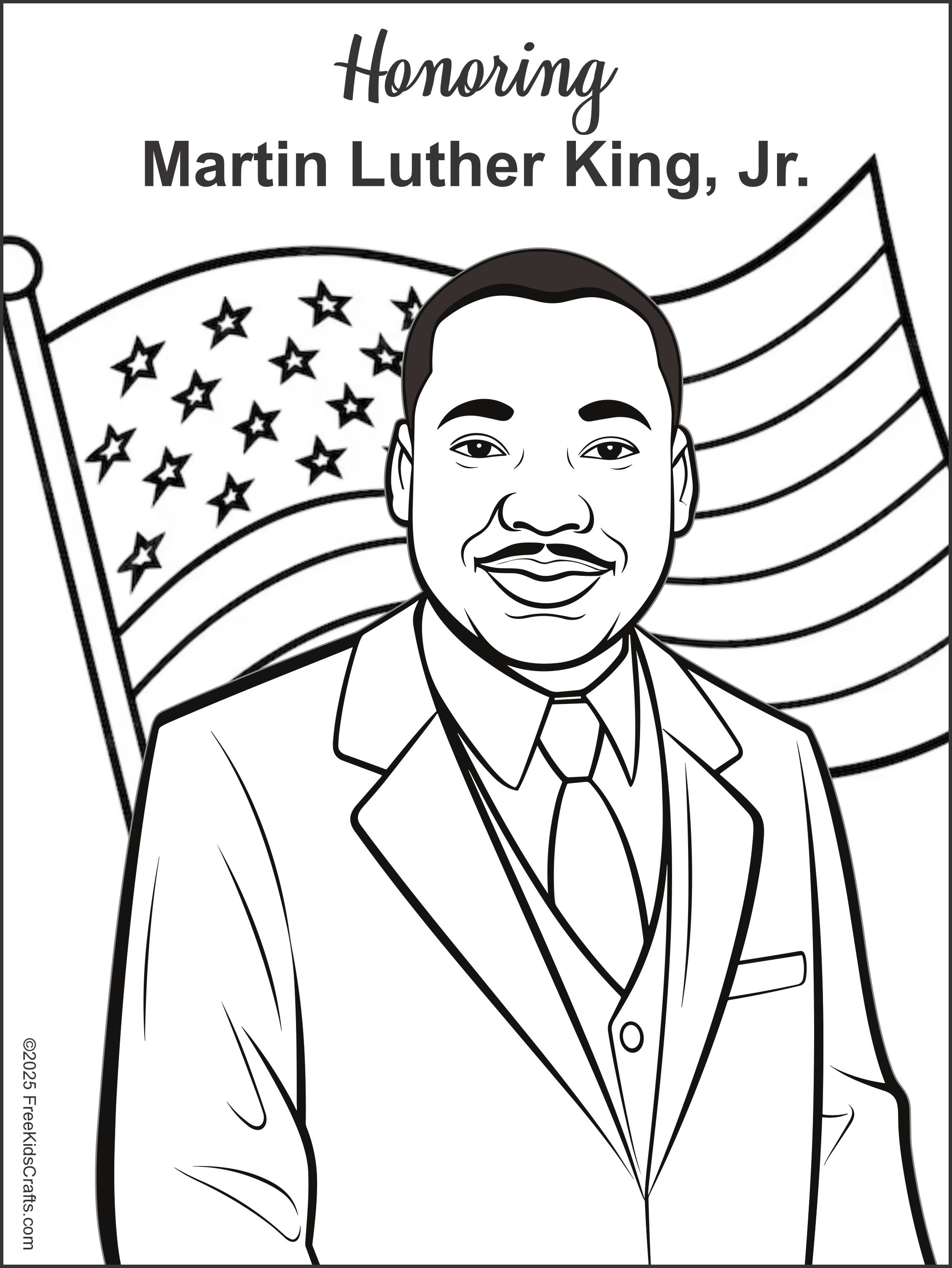 Martin Luther King Jr Coloring Pages Activities 2025 Martin Luther King Jr Coloring Pages Activities 2025