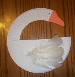 Paper Plate Goose