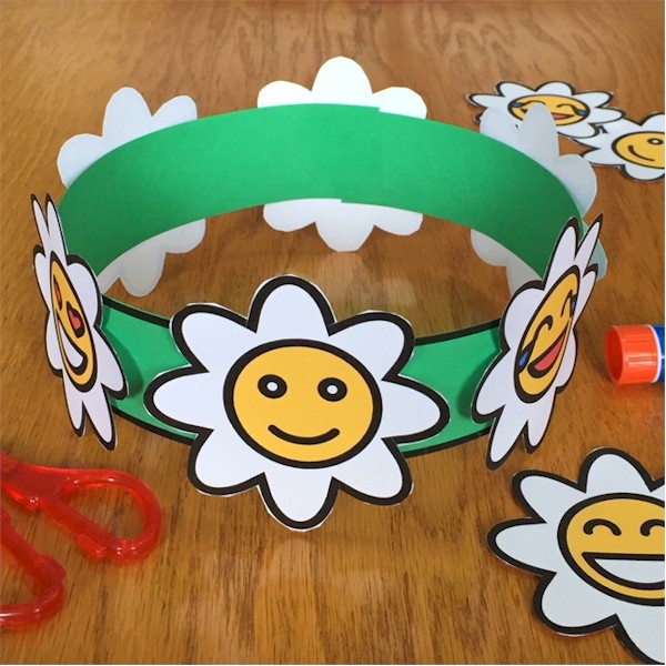 Printable Daisy Crown