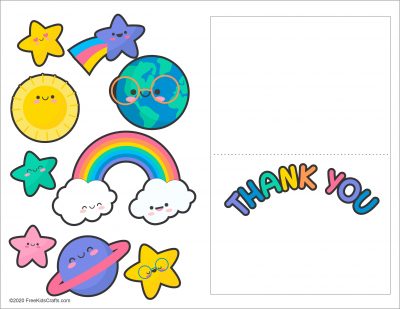 Thank You Rainbow Card