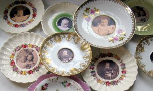 Antique Saucer Frames