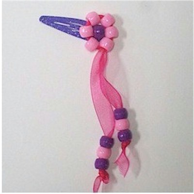 Easy Beaded Hair Clip