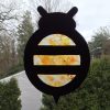Tissue Paper Bee sun catcher complete with pattern