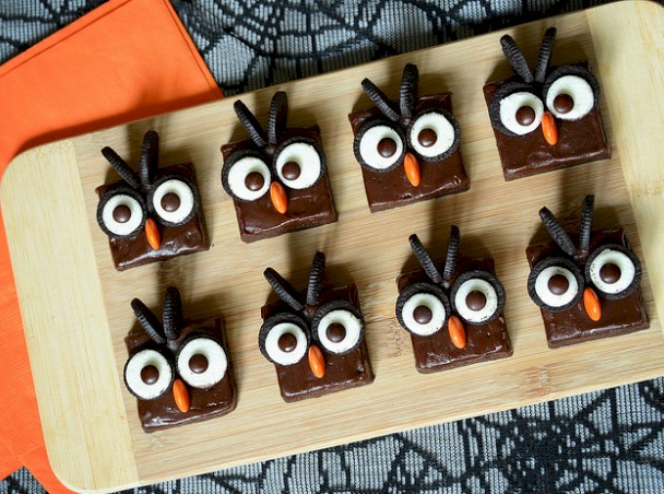 Easy Brownie Owls