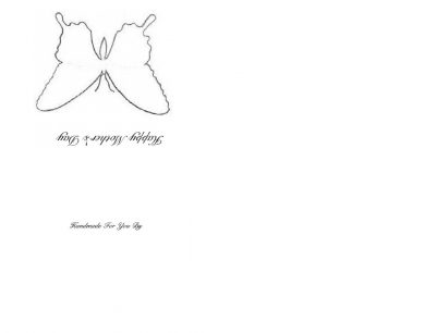 Printable Butterfly Mother's Day Card