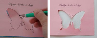 Printable Butterfly Mother's Day Card