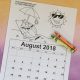 Printable 2018 Calendar for Kids