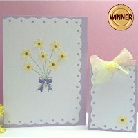 Matching Spring Card and Gift Tag
