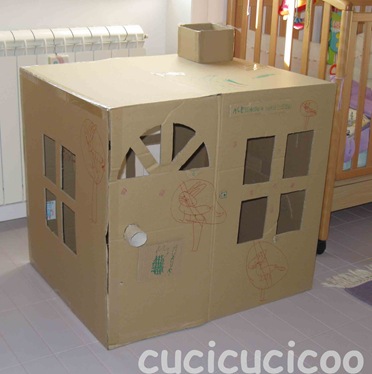 Cardboard Box House
