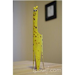 Cardboard Tube Giraffe