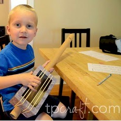 Cardboard Tube Guitar