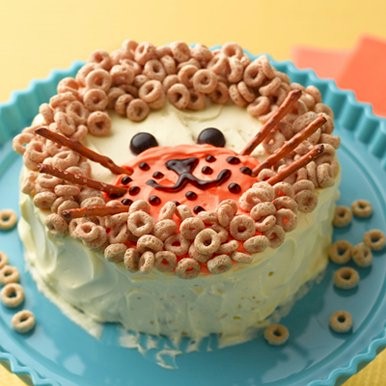 Cheerios Lion Birthday Cake Decoration