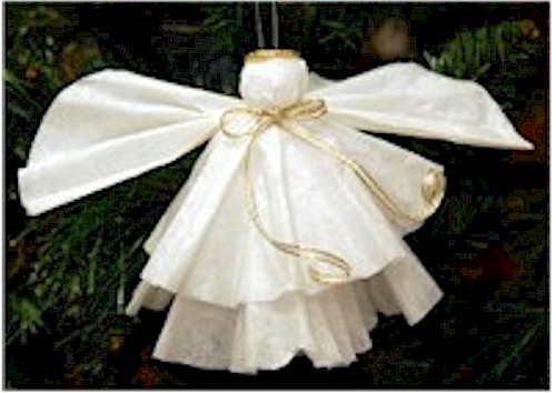 Easy Angel Craft from Coffee Filters
