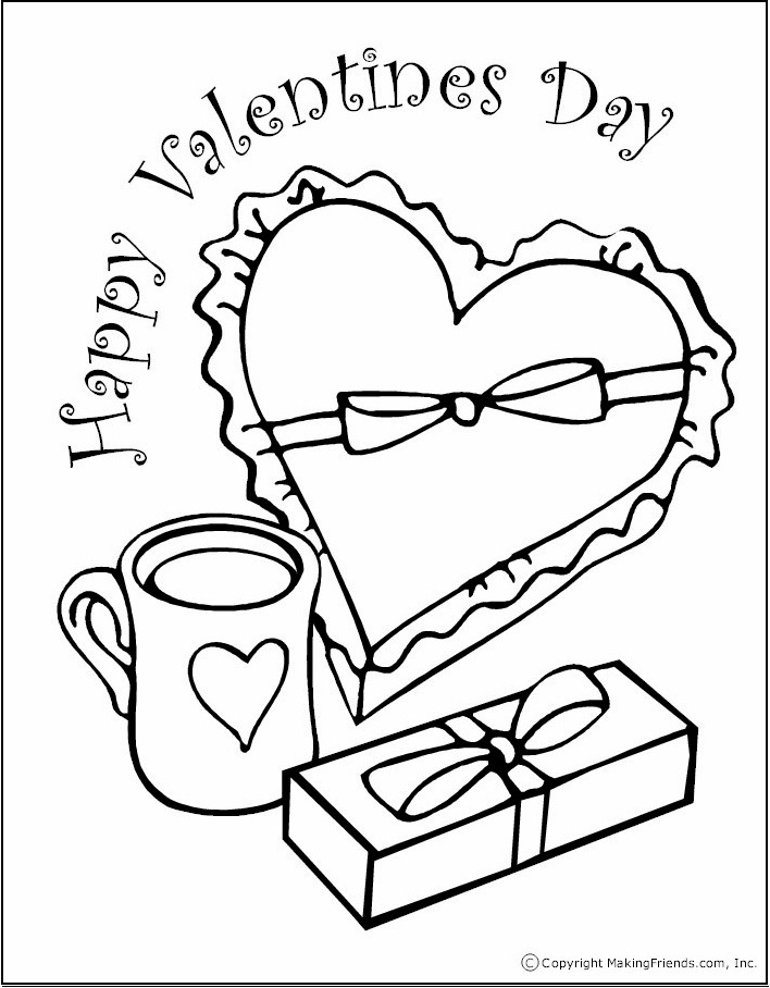 Valentine's Day Coloring Pages