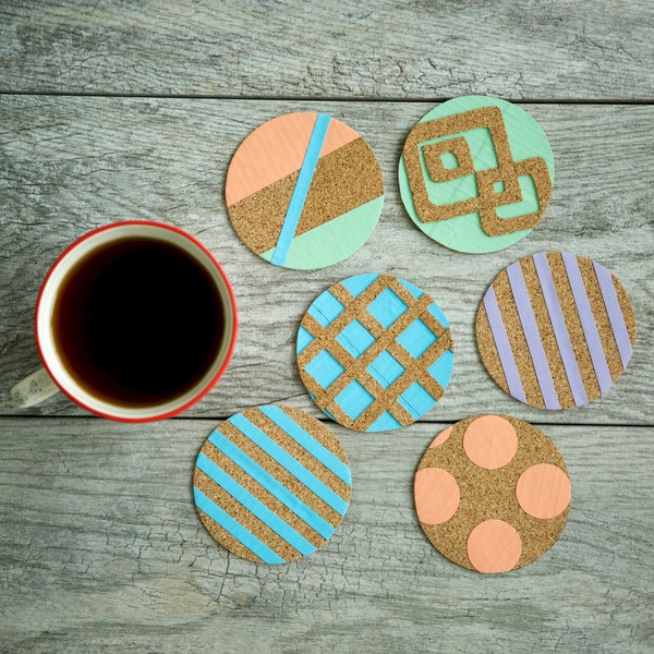 Cork Tape Coasters