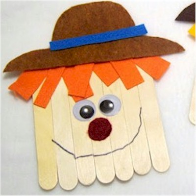 Craftstick Scarecrow