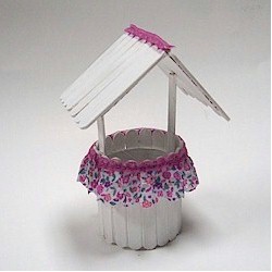 Craftstick Wishing Well