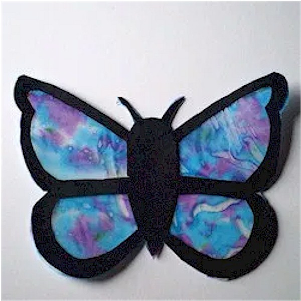 Butterfly Window Sun Catcher Craft