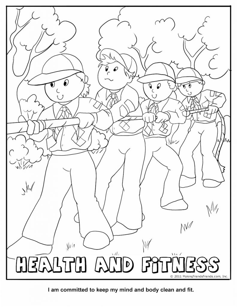 Cub Scout Coloring Pages Free Printable