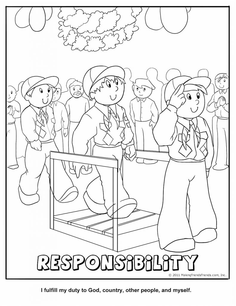 Cub Scout Coloring Pages