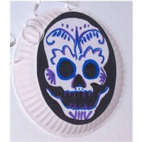 Paper Plate Day of the Dead Mask