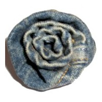 Denim Fabric Rose