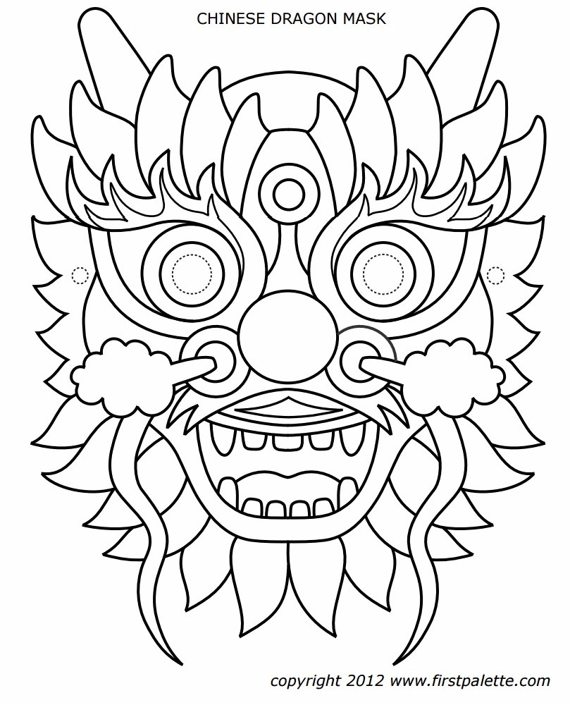 Free Printable Chinese Dragon Templates Dragon Template Animal free-printable-chinese-dragon-templates-dragon-template-animal
