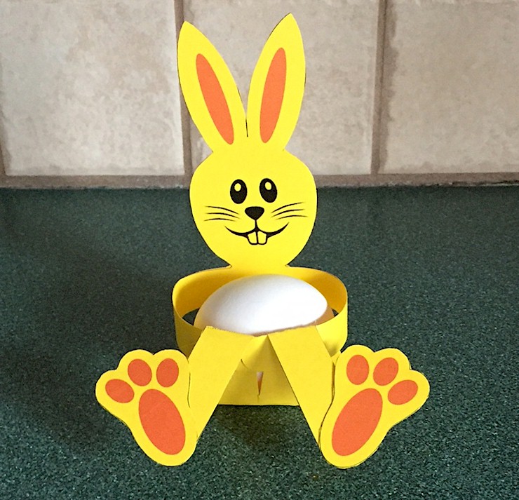 Bunny Egg Holder Personalised Easter Gift Easter Egg Holder 