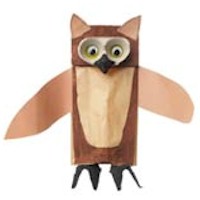 Egg Carton Owl