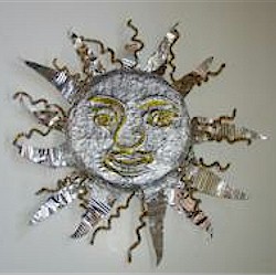 Embossed Foil Sun