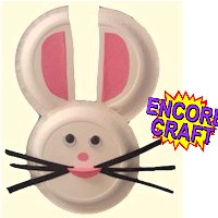 Paper Plate Easter Bunny