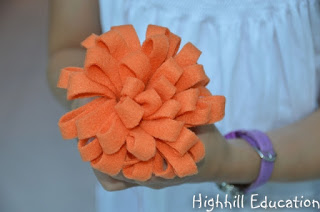 Felt Flower Decoration