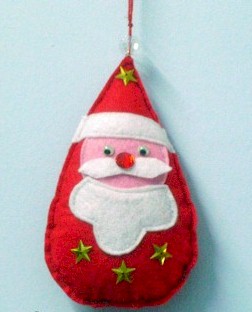 Felt Santa Ornament