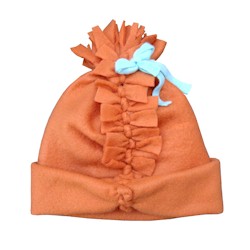 No Sew Fleece Pom Pom Hat