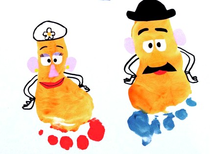 Footprint Potato Heads